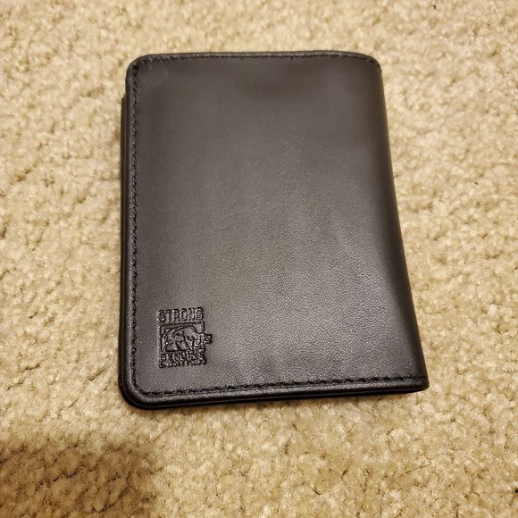 Strong Leather Hidden Badge Wallet